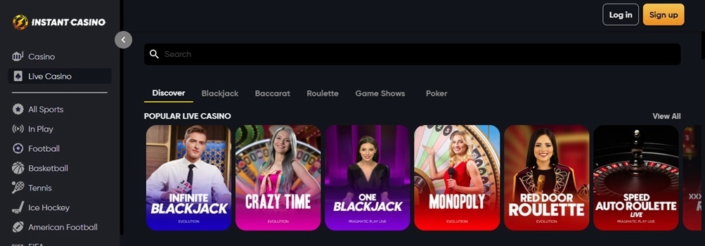 Livecasino